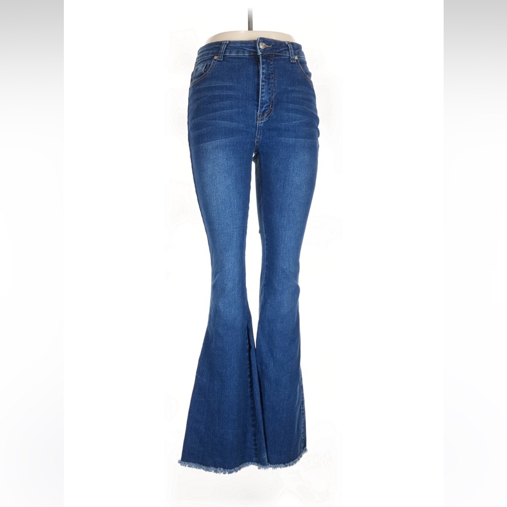 Toxica Junior Size 11 Dark Wash Flared Jeans